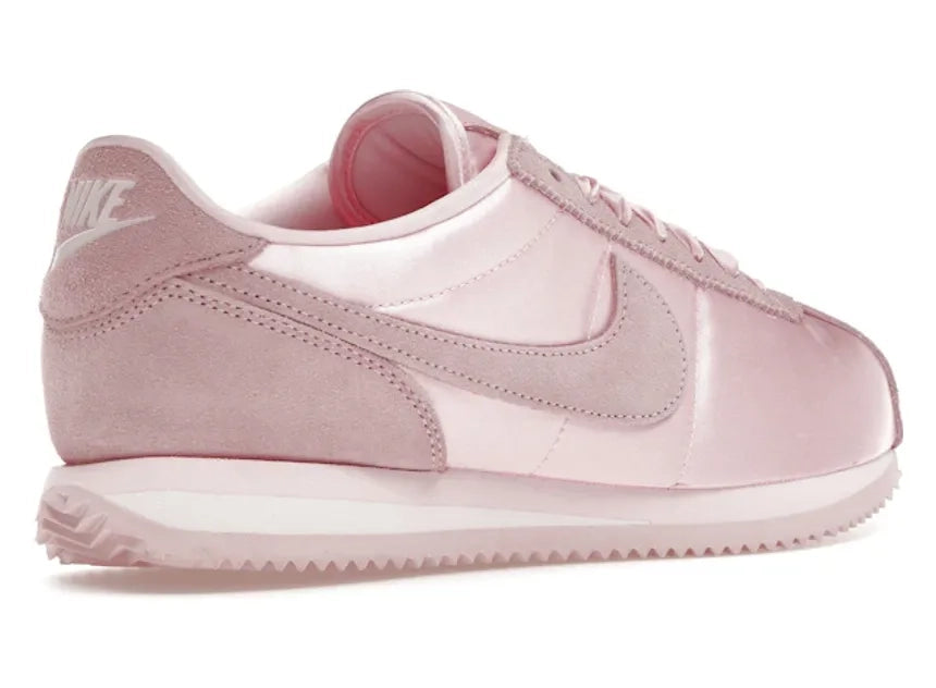 Nike Cortez Textile Satin Rose Doux (Femme)