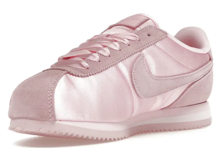 Nike Cortez Textile Satin Rose Doux (Femme)