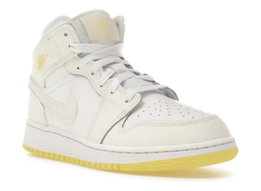 Jordan 1 Mid Sail Light Laser Orange (GS)