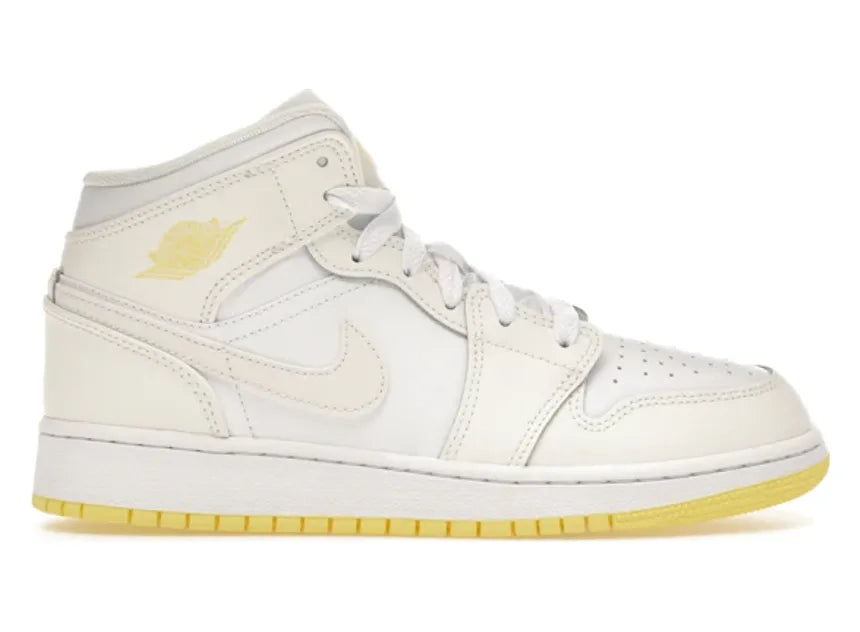 Jordan 1 Mid Sail Light Laser Orange (GS)
