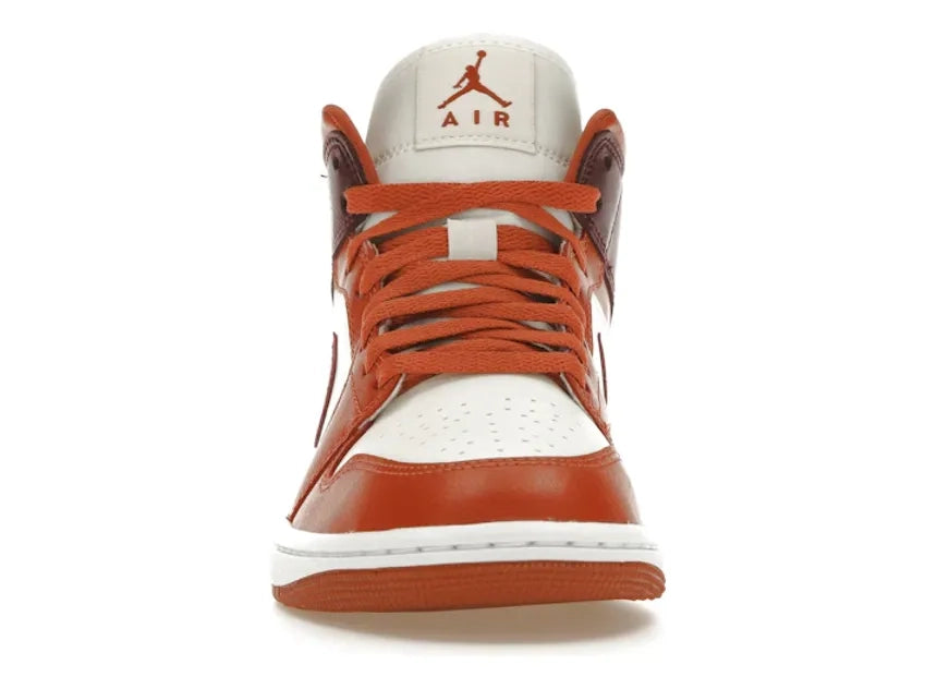 Jordan 1 Mid Dusty Peach Night Maroon (Women's)