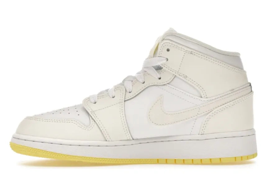 Jordan 1 Mid Sail Light Laser Orange (GS)