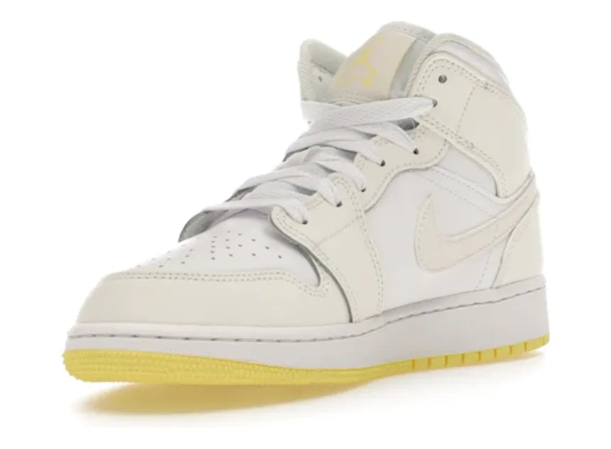Jordan 1 Mid Sail Light Laser Orange (GS)