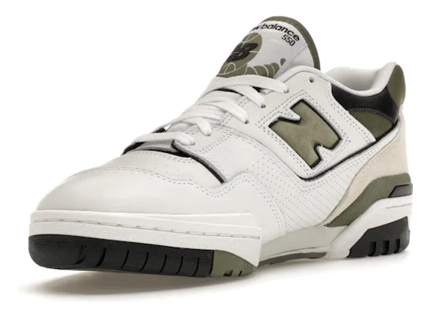 New Balance 550 White Dark Olivine