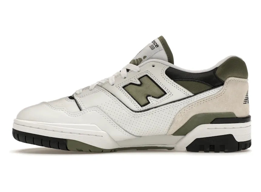 New Balance 550 White Dark Olivine
