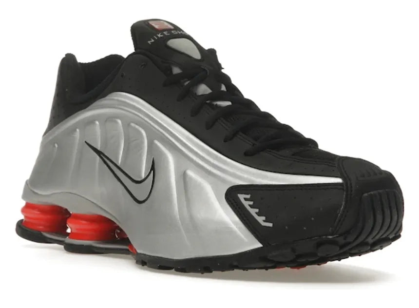 Nike Shox R4 Black Metallic Silver (2025)