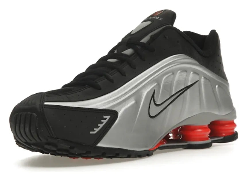 Nike Shox R4 Black Metallic Silver (2025)