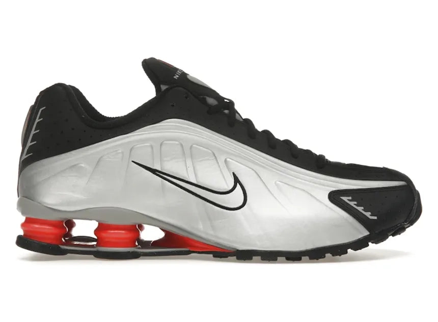 Nike Shox R4 Black Metallic Silver (2025)