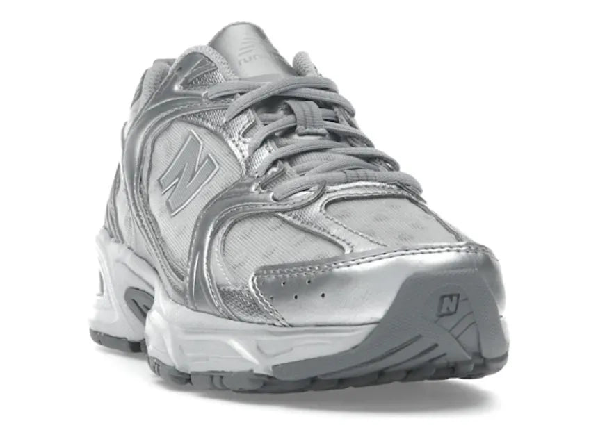 New Balance 530 Silver Metallic Raincloud Polka Dots
