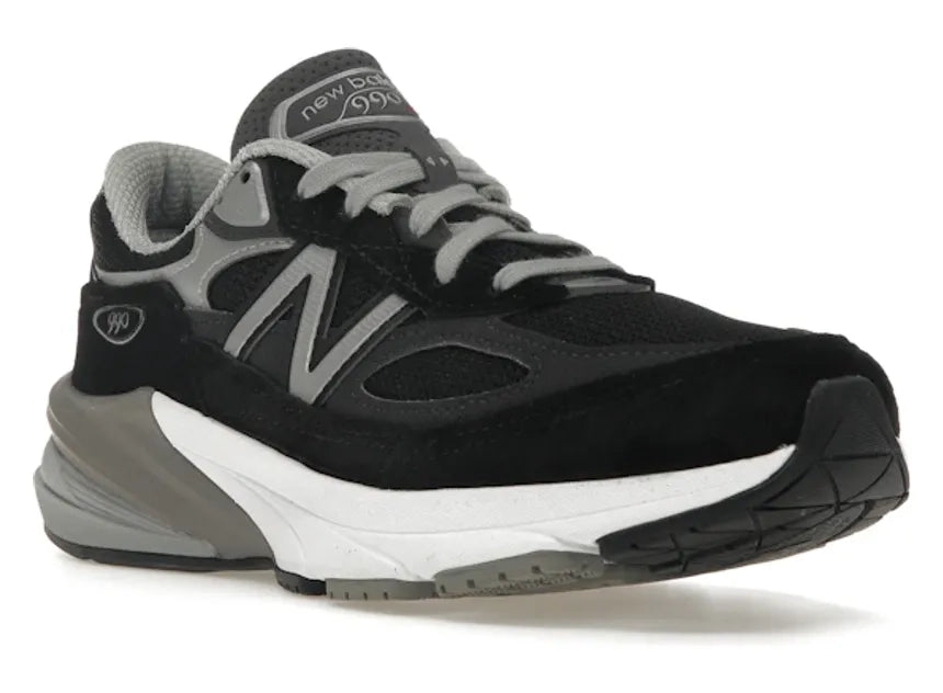 New Balance 990v6 MiUSA Black Grey White (Women's)