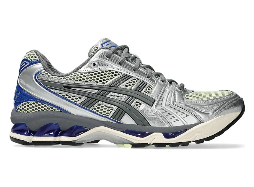 ASICS Gel-Kayano 14 Soft Yellow Asics Blue