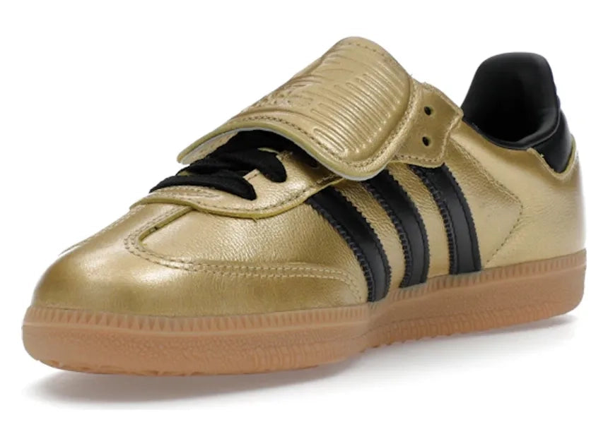 adidas Samba LT Gold Metallic Black Gum (Women's)