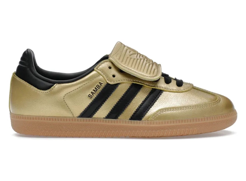 adidas Samba LT Gold Metallic Black Gum (Women's)