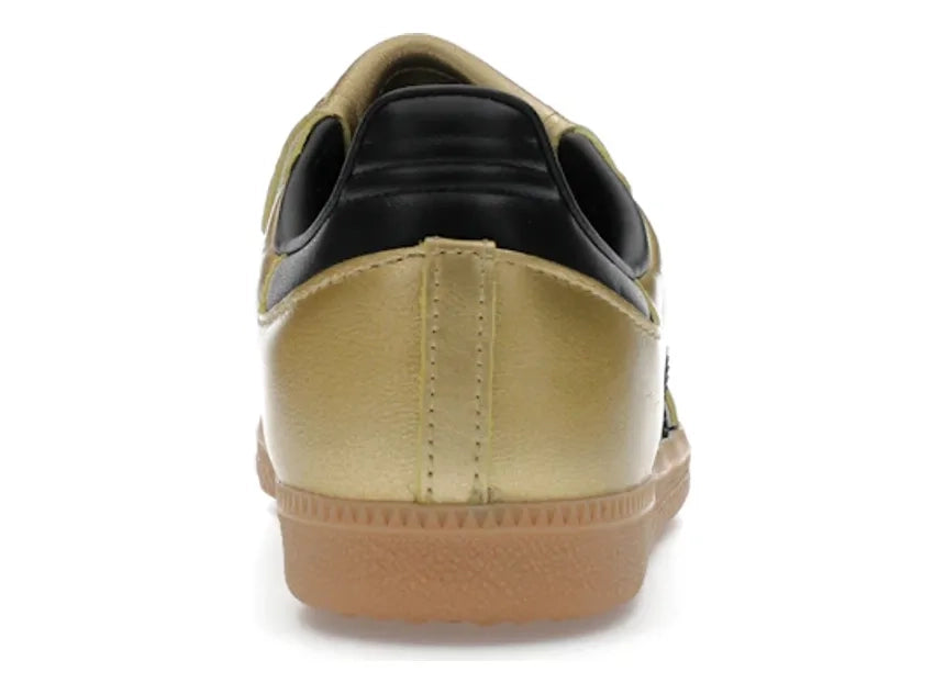adidas Samba LT Gold Metallic Black Gum (Women's)
