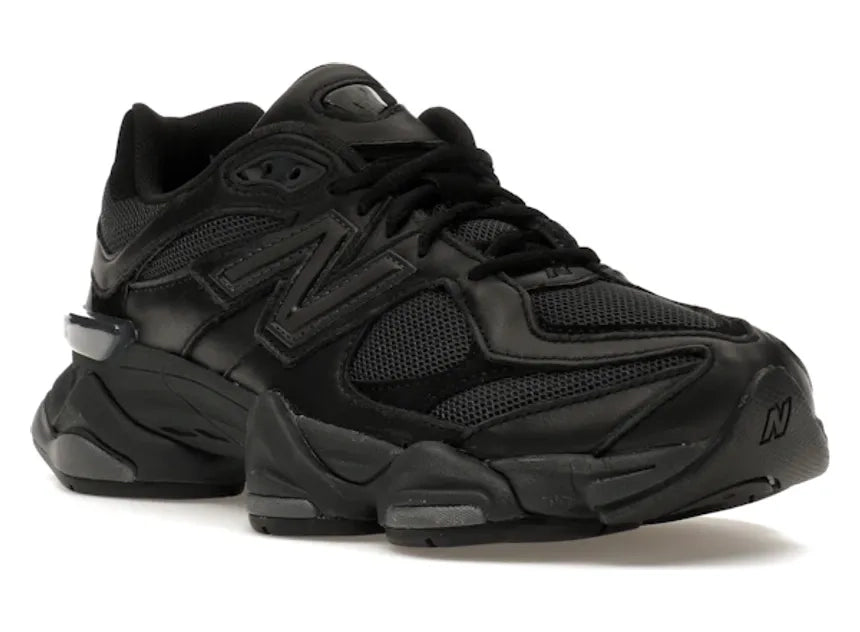New Balance 9060 Triple Black Leather
