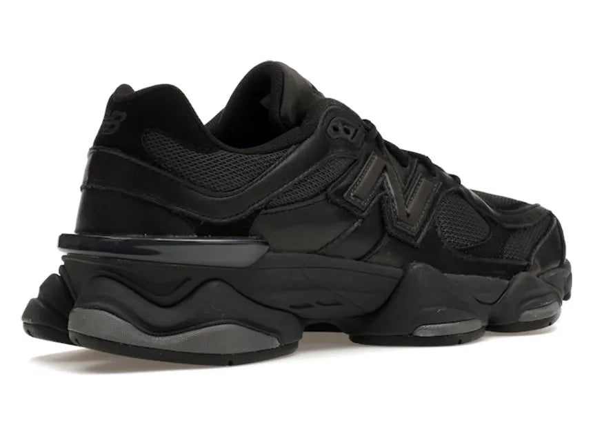 New Balance 9060 Triple Black Leather