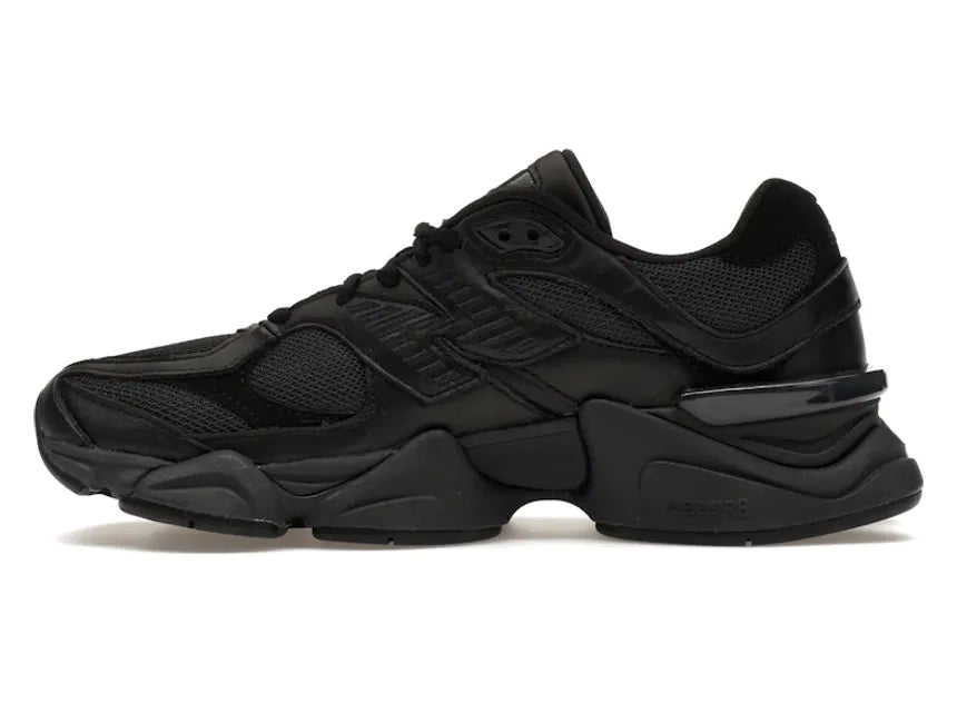 New Balance 9060 Triple Black Leather