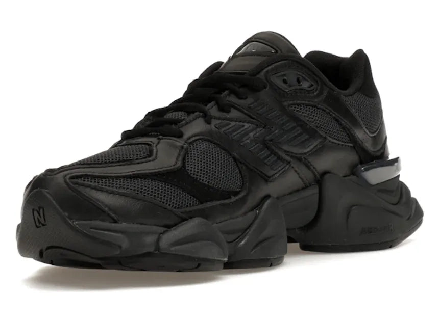 New Balance 9060 Triple Black Leather