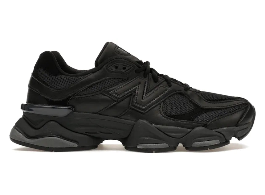 New Balance 9060 Triple Black Leather