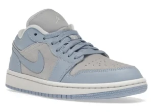 Jordan 1 Low Football Grey Aluminum (Women's) - Image 2