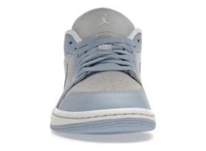 Jordan 1 Low Football Grey Aluminum (Women's) - Image 4